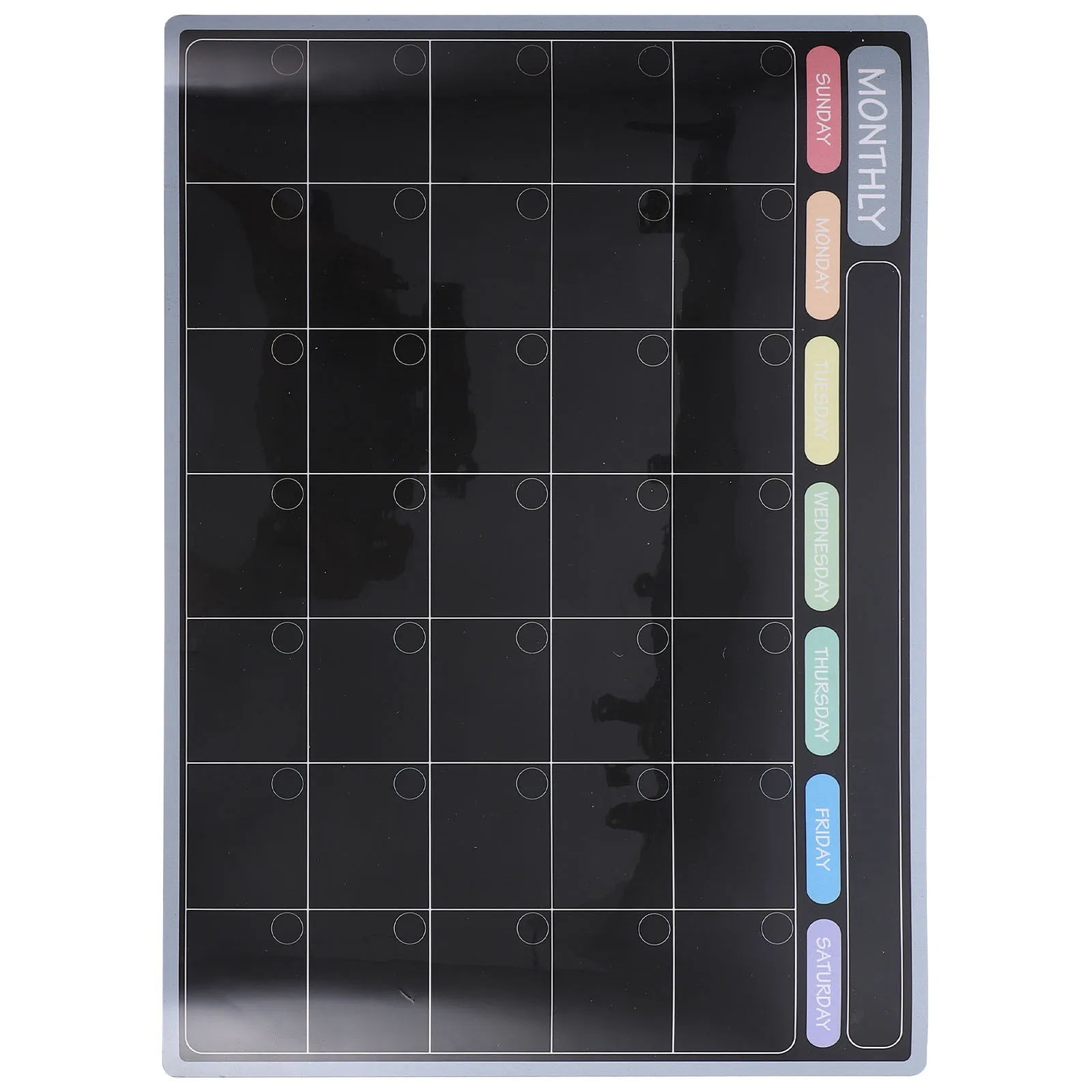 Magnetic Monthly Planning Whiteboard Smooth Erasable Writing Board Dry Erase Board for Fridge Home Use