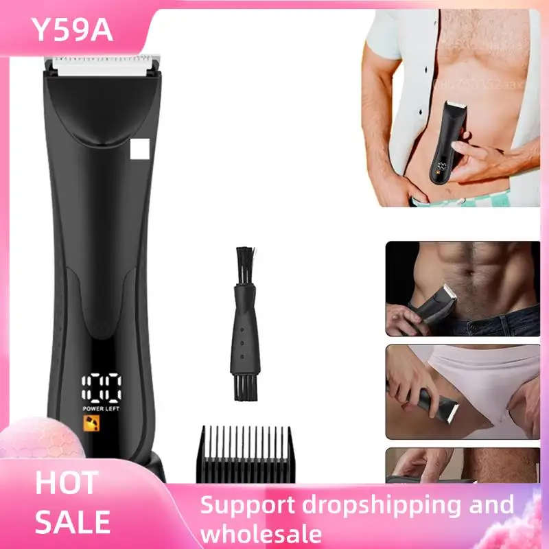 

Y59A Безболезненный триммер для удаления волос, триммер для зонов, паха, подмышек, бритва для мужчин