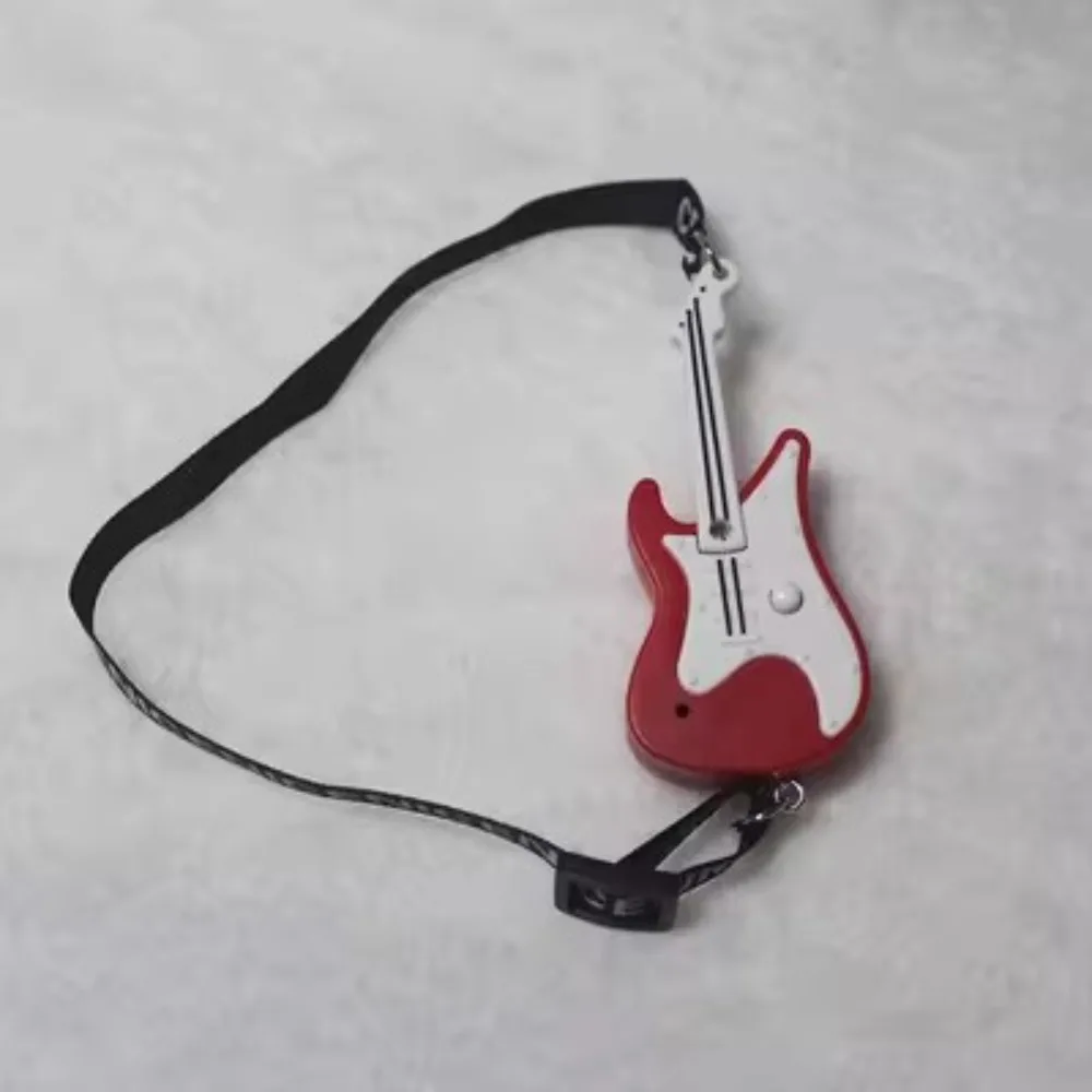 Mini Simulation Electric Guitar Pendant For 15cm 20cm Cotton Doll Multi-color Retro Doll Shooting Decor Small Accessory