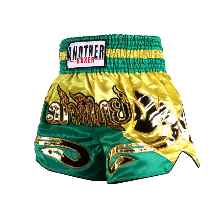 Thai Boxing Shorts for Boys and Girls, MMA Short Pant for Kids, Kickboxing Trousers, Muay Thai, Grappling Trousers