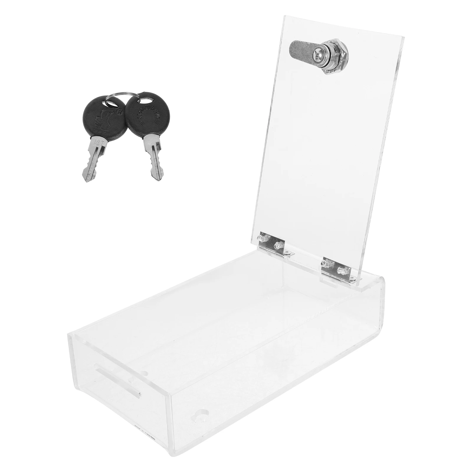 Boîte de rangement transparente pour téléphone portable, Psychpour téléphone portable, conteneur avec serrure, fournitures de bureau, employé