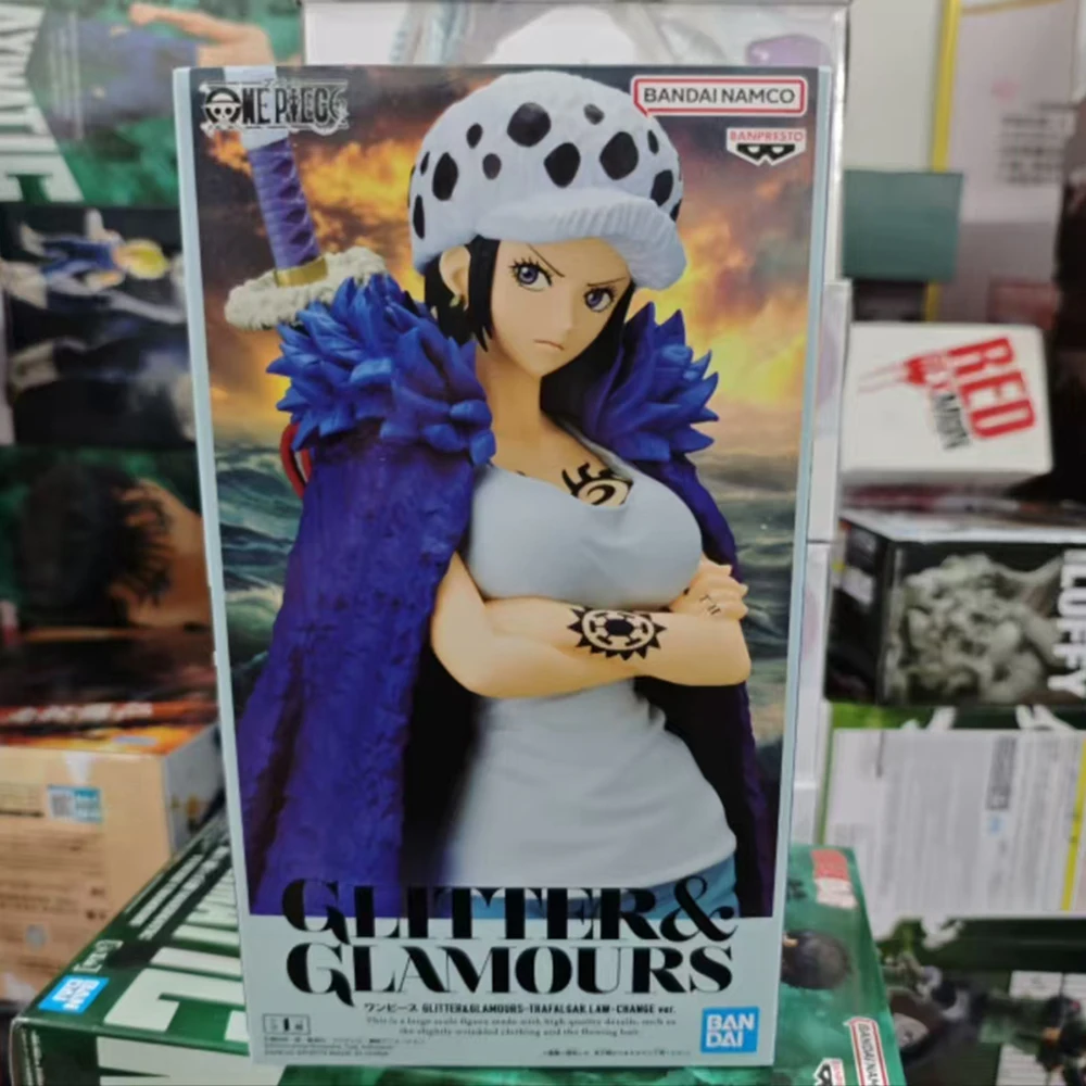 متوفر في المخزون الأصلي بانداي سبيريتس بانبريستو بريق وبريق قطعة واحدة قانون ترافالغار أنيمي الشكل عمل الشكل المرآب عدة