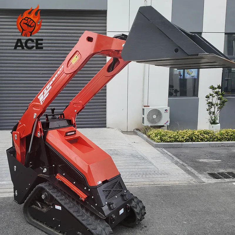 

Kubota engine V1000 mini skid steer track loader EPA EURO5 chinese skid steer loader garden Small Skid Steer Loader forcustomize