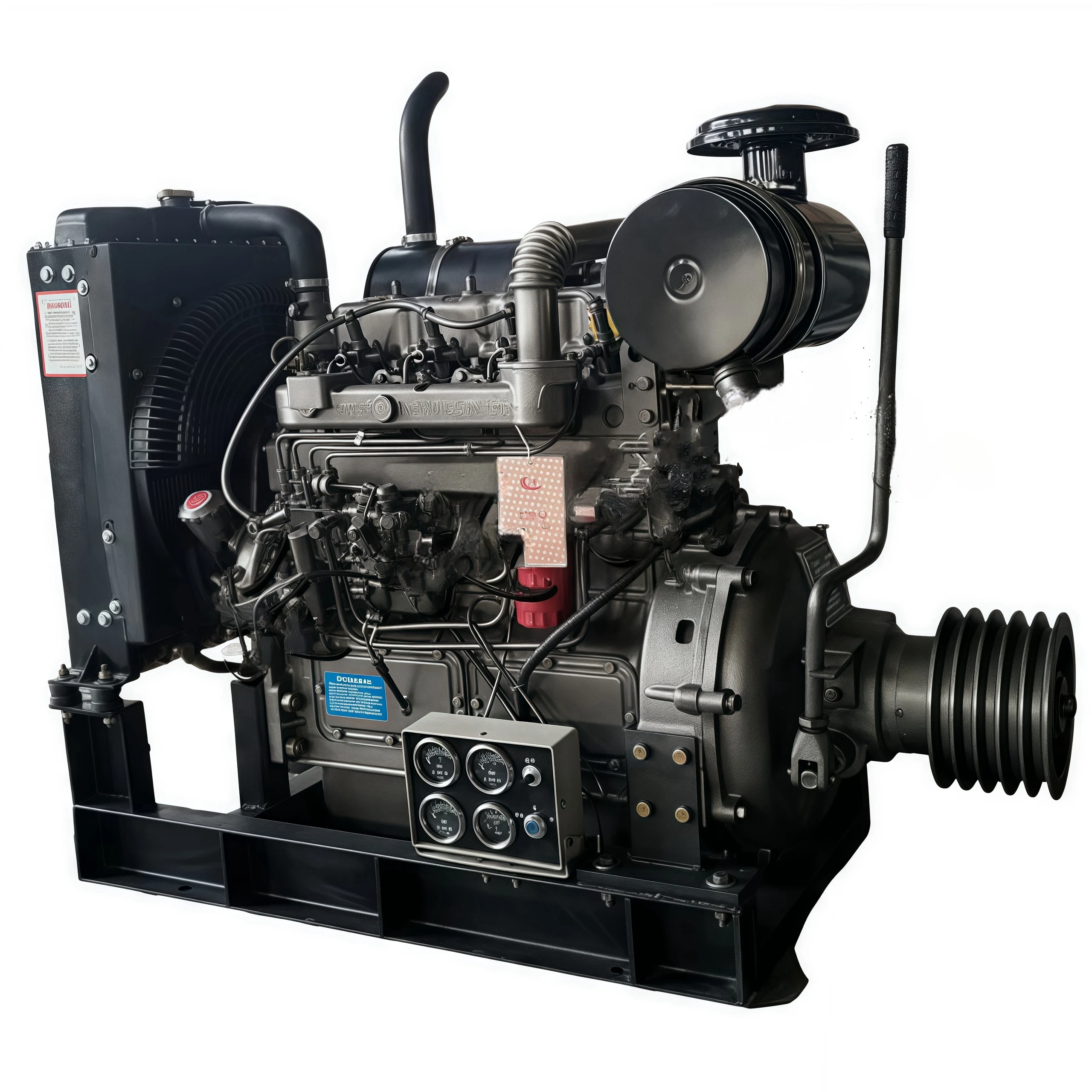 

Двигатель 4105, диаметр цилиндра 105 мм, объем 4.087 л, 4-цилиндровый, прямой привод.