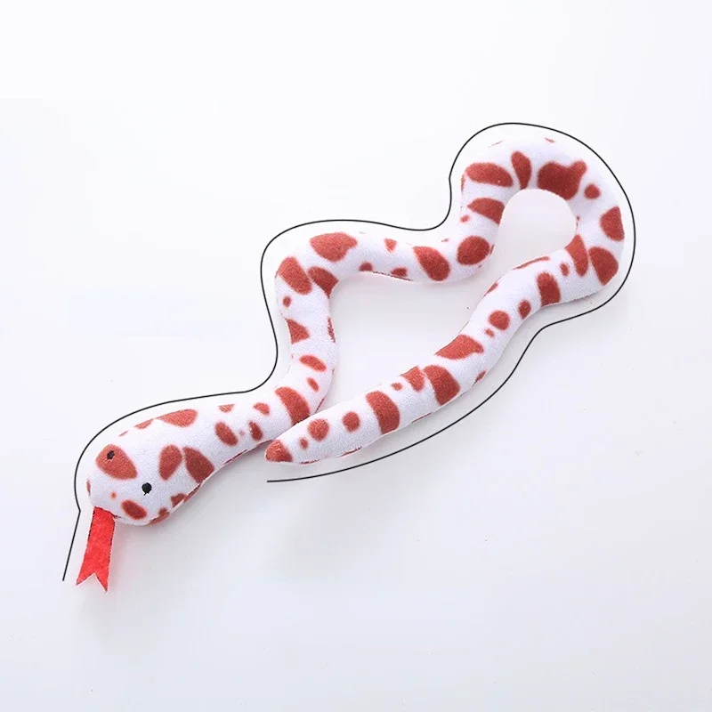 

1pc Cat Toys Catnip Toy Plush Greedy Snake Bite Resistant Interactive Toys for Cats Dog Pet Supplies Cat Accessories