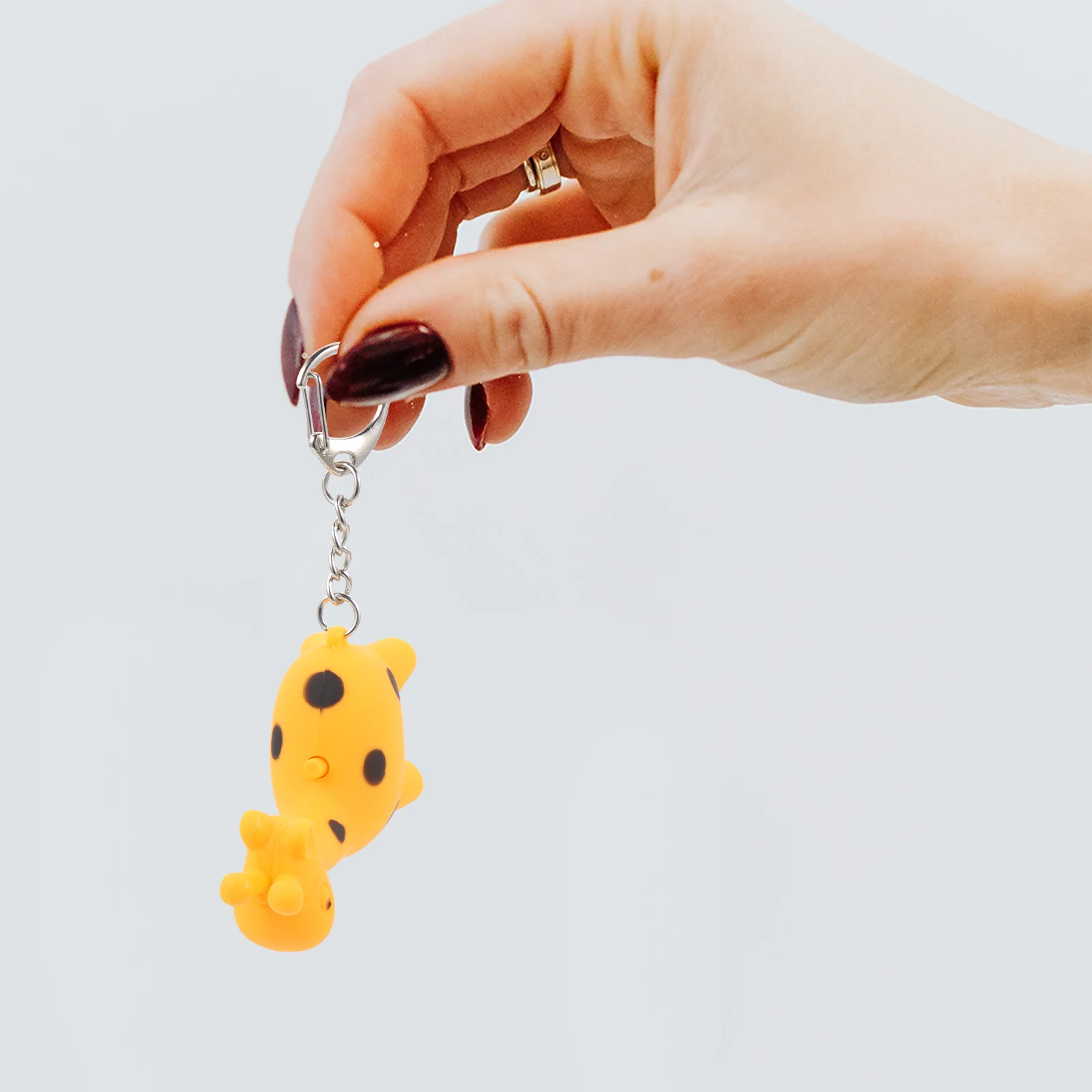 5 قطع من سلاسل المفاتيح المضيئة مع مصباح يدوي على شكل حيوان، حلقات مفاتيح للأطفال، هدية ممتعة لحفلات أعياد الميلاد وحفلات استقبال المولود الجديد #2