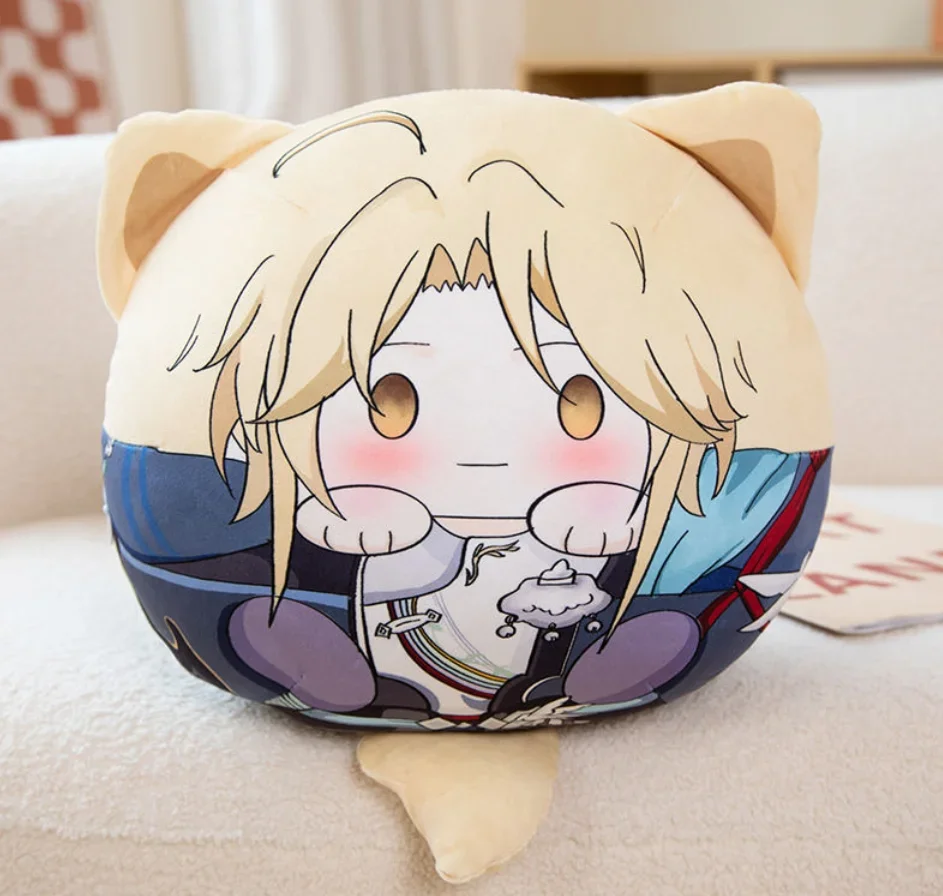 Game Anime Honkai: Star Rail  Yanqing Stuffed Plush Doll Cute Characters Figure Room Decor Sofa Cushion Pillow Toys