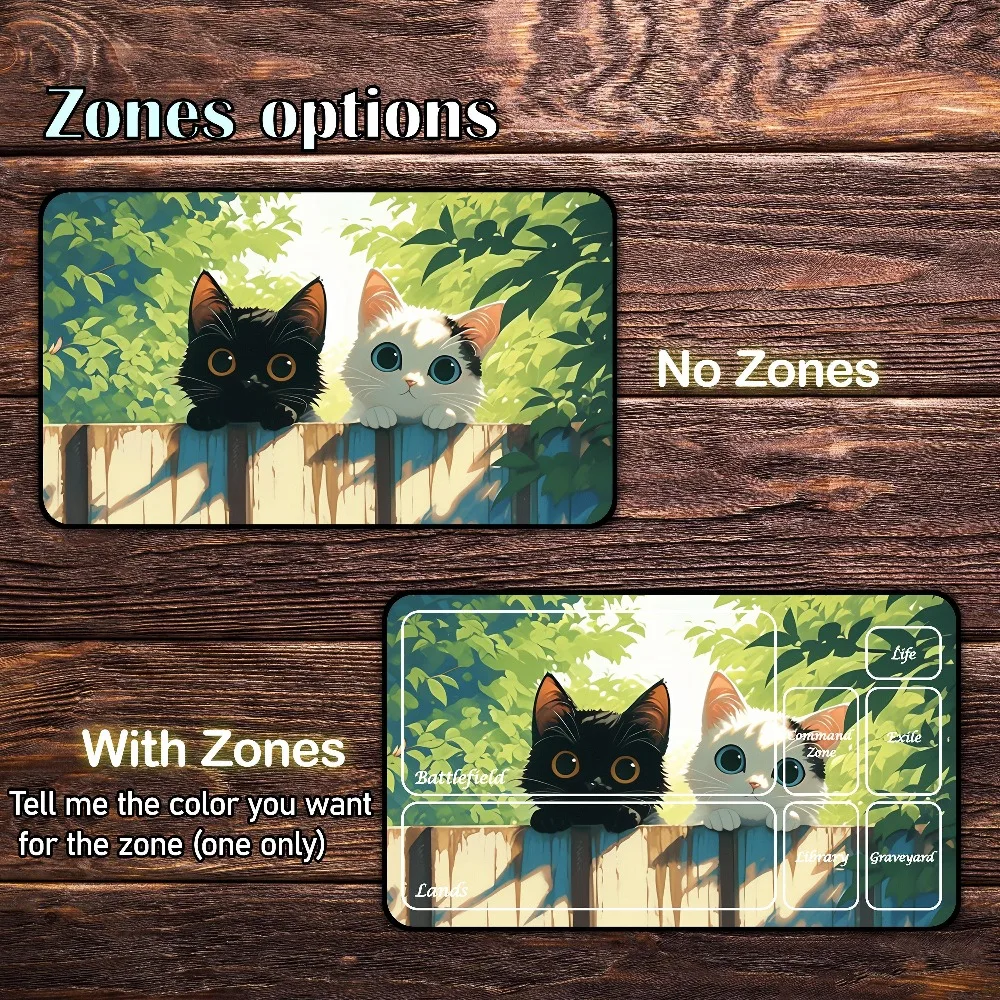 Playmat for TCG - Summer Cat,  - огляд і ціна Desk Accessories
