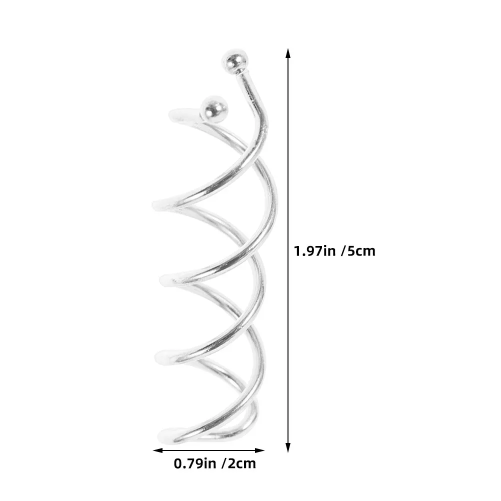 30Pcs Spiral Hair Pins Metal Twist Styling Pins Rounded Non-Scratch Tips Ideal for Messy Bun Twist Hair Styling Tools