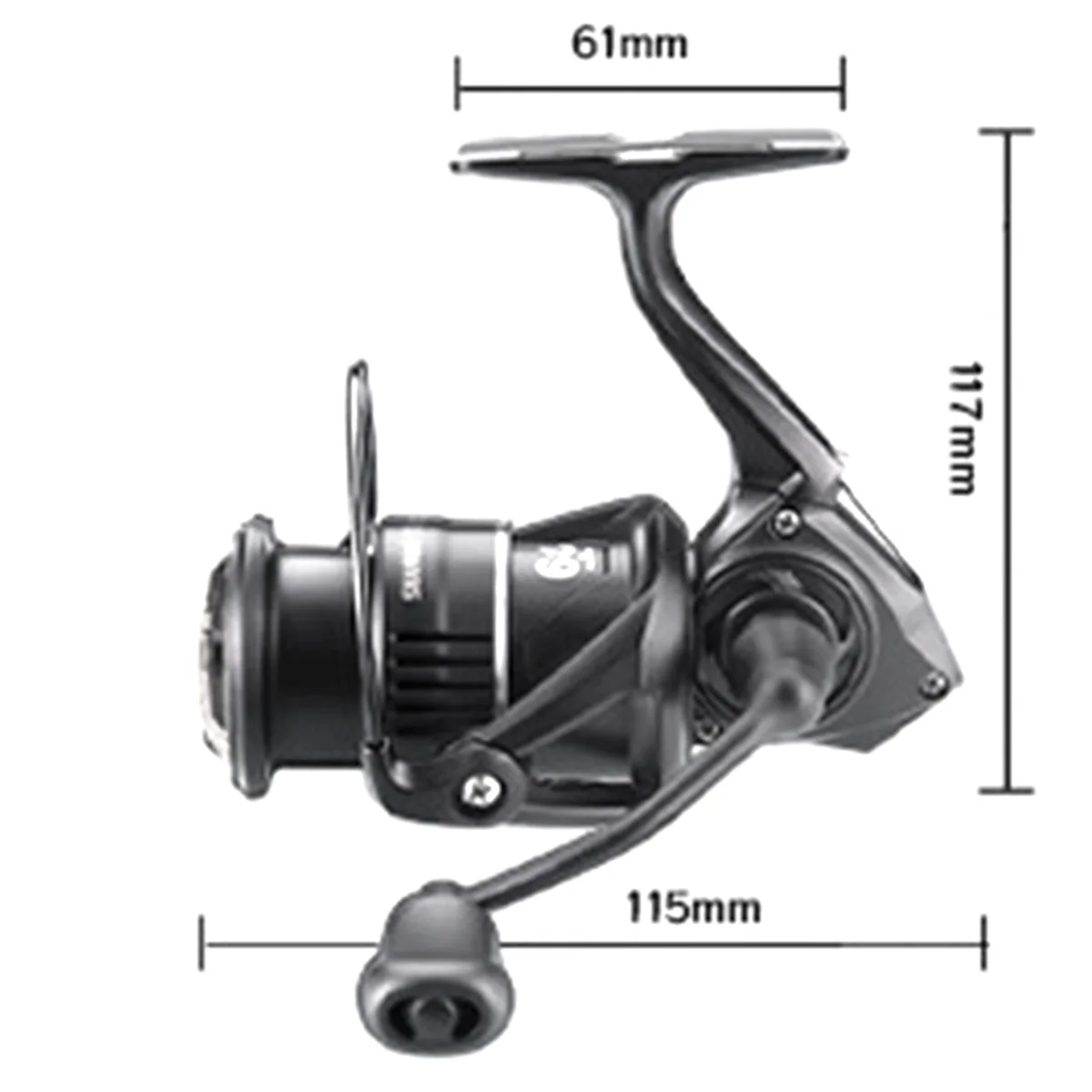 Рыболовная катушка AB53 DEUKIO 6 + 1 5,2:1, передаточное число, серия 1000, максимальное сопротивление, 6 кг, соленая вода