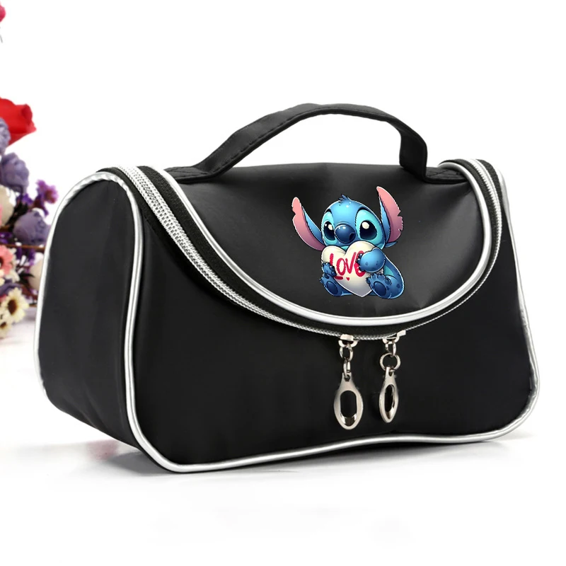 Disney Stitch женская косметичка модная портативная косметичка для губной помады водостойкая дорожная сумка-органайзер для хранения туалетных принадлежностей