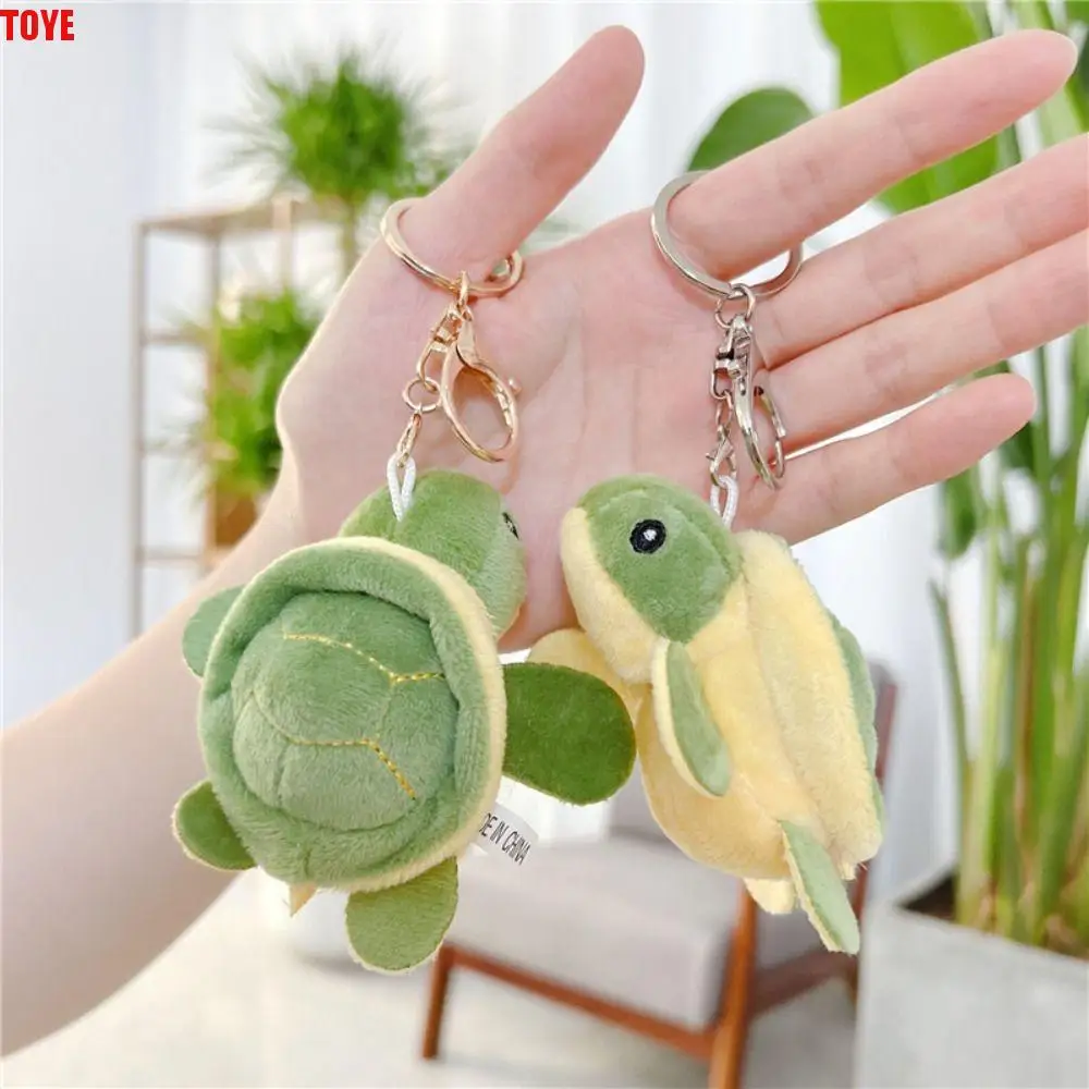 

PP cotton Turtle Plush Pendant Cartoon Turtle Metal Buckle Turtle Plush Keychains Soft Plush Turtle Plush Keyring Kids Toys