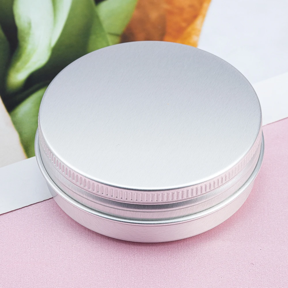 Round Storage Box 6x2.2cm Portable Container Packing Case For Beads Earring Jewelry Dustproof Box Aluminium Organizer