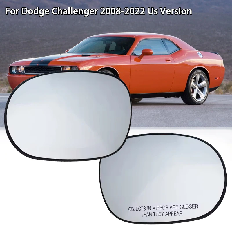

Heatable left/right rear view mirror for Dodge Challenger 2008-2022 68048447AA 68048446AA