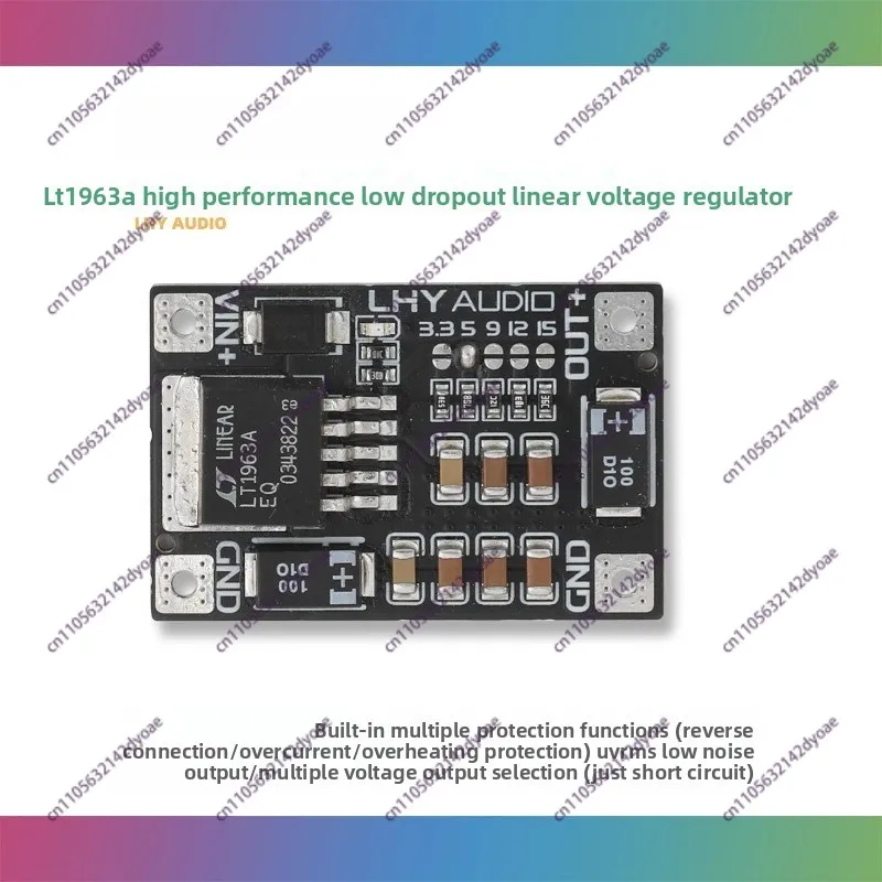 LT1963 DC Linear Regulator Power Supply Board Low Dropout 3.3V 5V 9V 12V 5V 1.5A Output