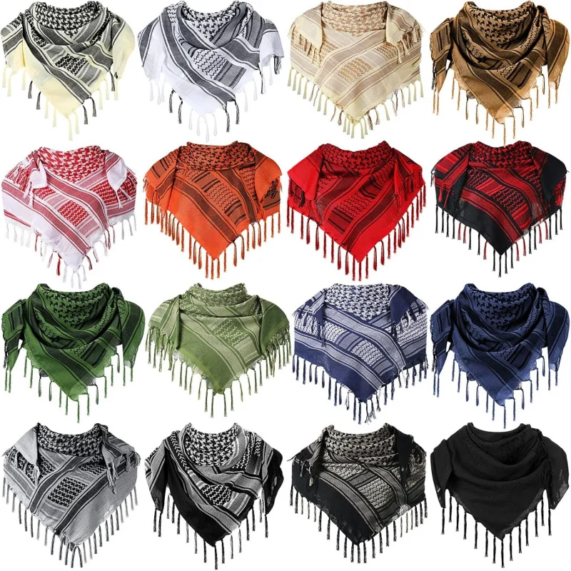 

16 Pcs Military Shemagh Tactical Desert Scarf Keffiyeh Head Neck