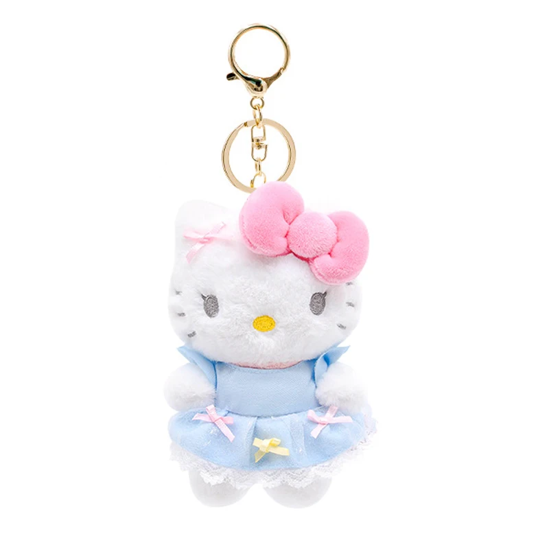 Echte Sanrio Hello Kitty-collectie: knuffelpop, knuffel, sleutelhanger, tasdecoratie, rugzakhanger, verjaardags- of kerstcadeau.