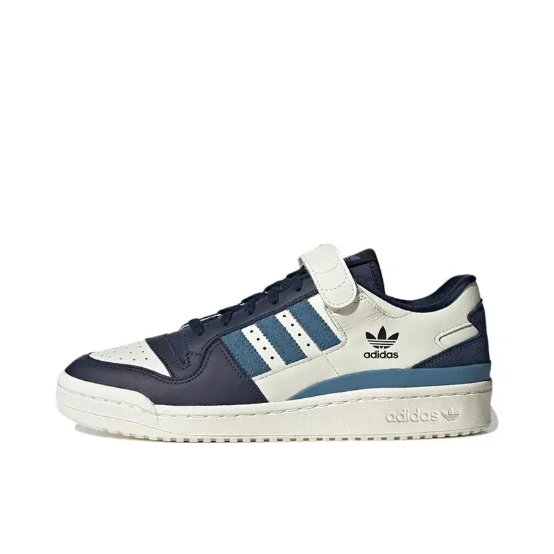 Adidas Origins FORUM 84 Low Leather Suede Low Top Board Shoes For Men And Women, Hidden Blue