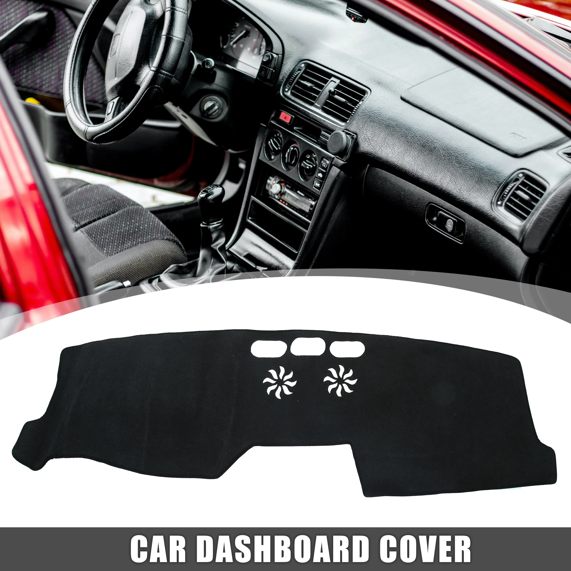 uxcell Dashboard Cover Non Slip Mat Carpet for Mazda CX-5 2017 2018 2019 2020 2021 2022