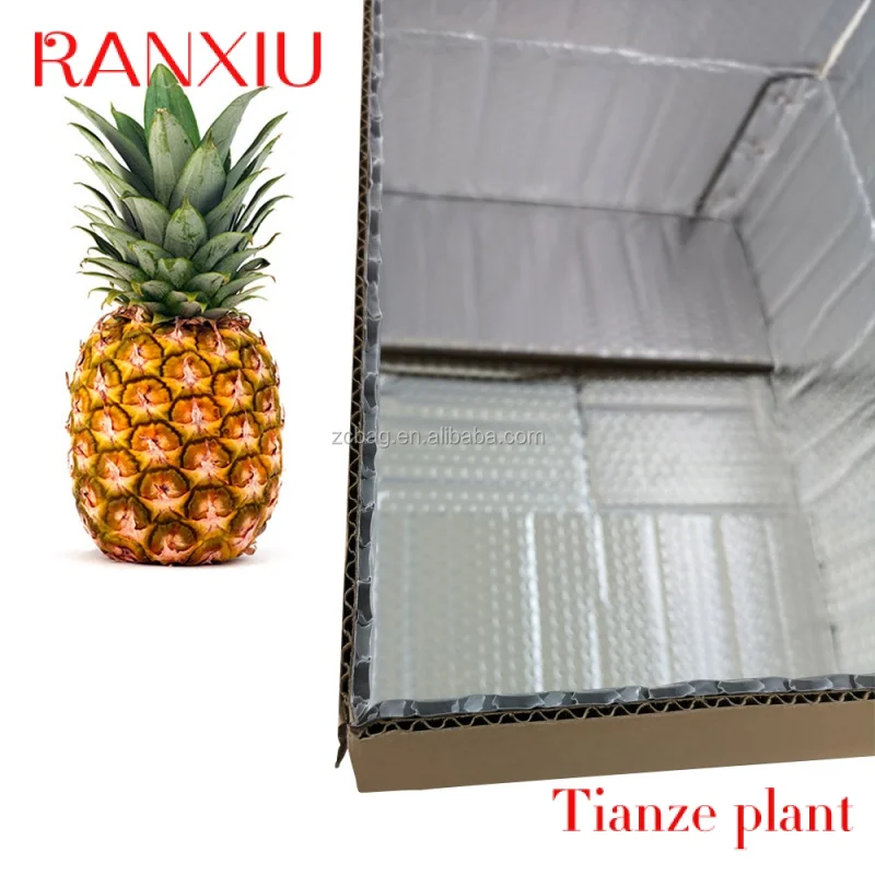 Custom corrugated carton box pattes de poulet cool isolation packaging tin box flip cover cooler box thermal insulated