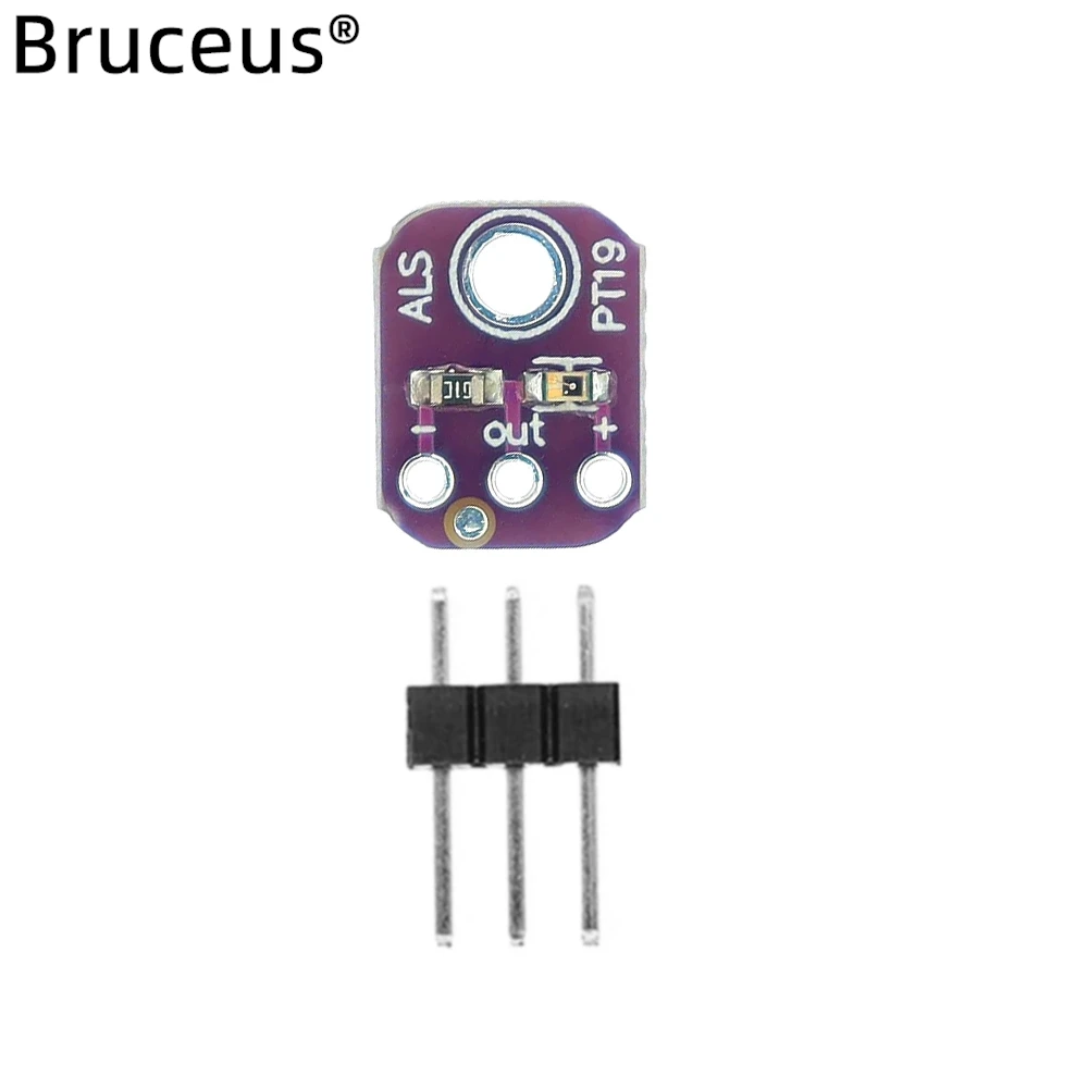 

ALS-PT19 Analog Light Sensor Module UV Detector 2.5V-5.5V Breakout Board for Arduino Raspberry Pi DIY