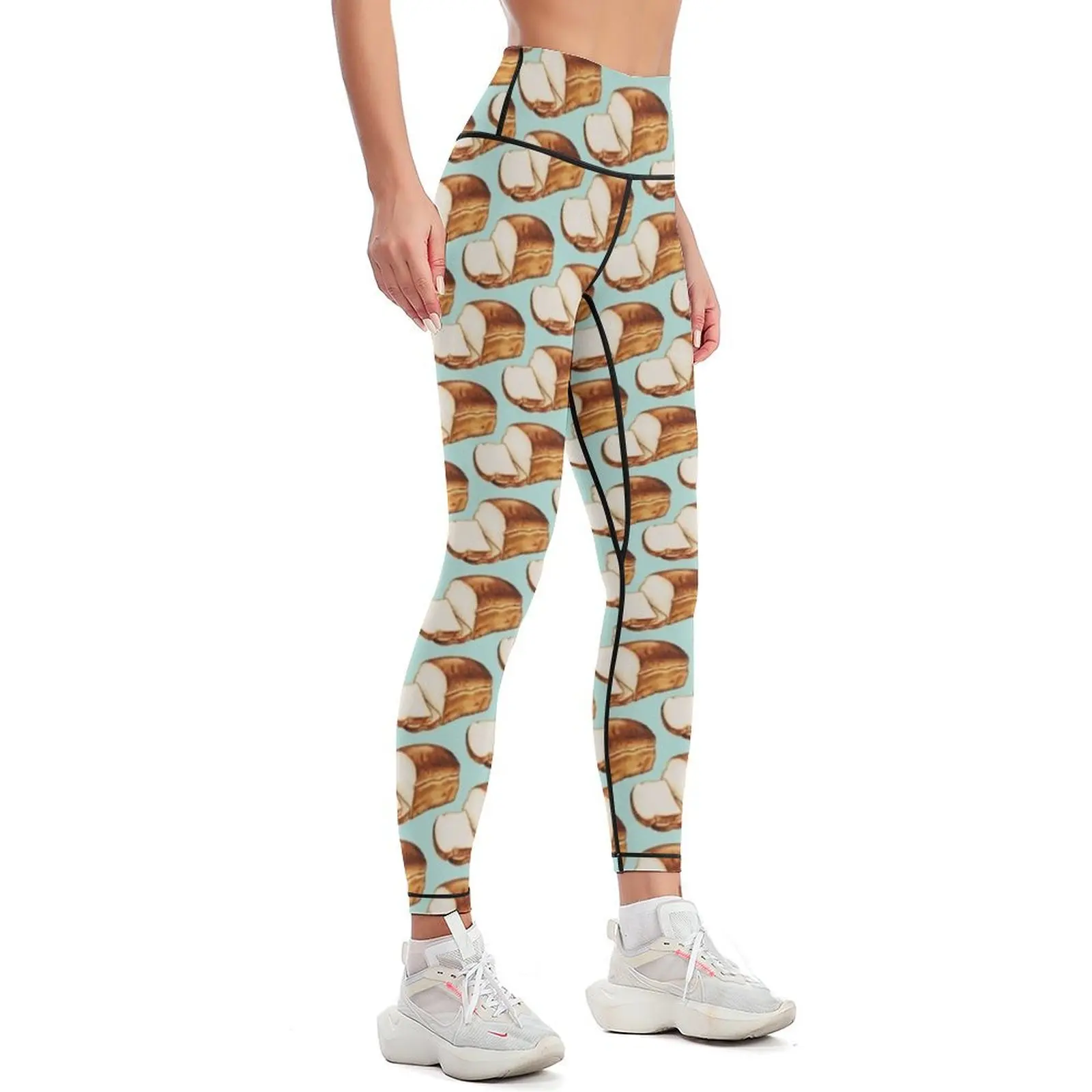 Bread Pattern Leggings sports for gym gym wear Sports pants for Womens Leggings