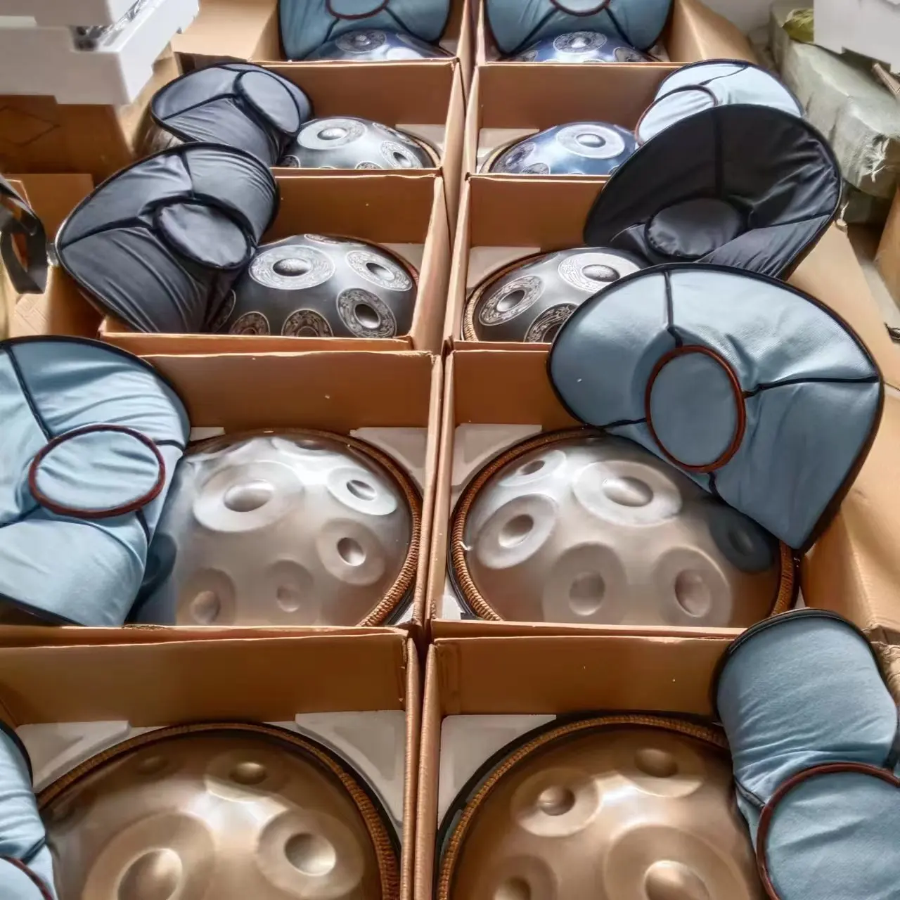 Handmade Hand Pan Stainless Steel 440/432hz Hand Drum 22 inch Handpan for Beginner