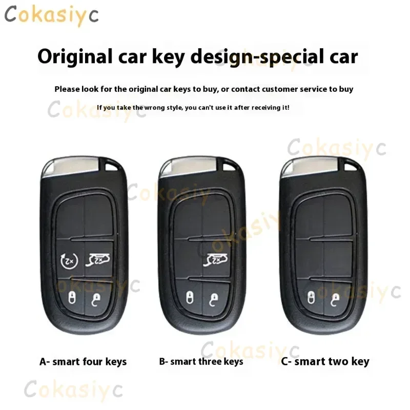 Car Key Case Full cover For Fiat Jeep For Dodge Ram 1500 Journey Charger Dart Challenger Durango Accessories Holder Shell