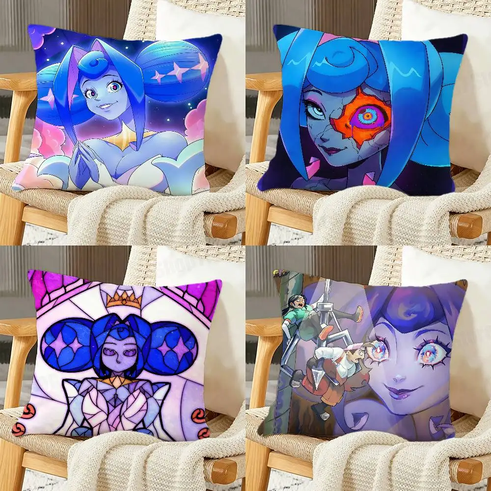 

Cartoon K-Knights of G-Guinevere Cartoon Printing Pillowcase Customized Pillow Cover for Sofa Home Decor