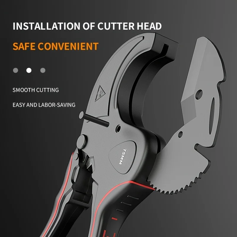 Industrial Grade Pipe Cutter Scissors - Cut PP, PVC, ABS, PE, Vinyl & Rubber Tubing & Pipes Quickly & Easily!