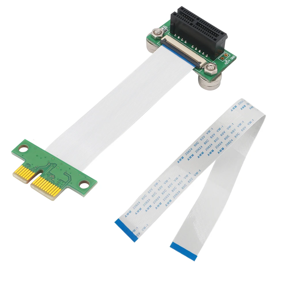 Câble d'extension PCI-e 36 broches avec LED d'alimentation 3.3v et pied magnétique, Version améliorée