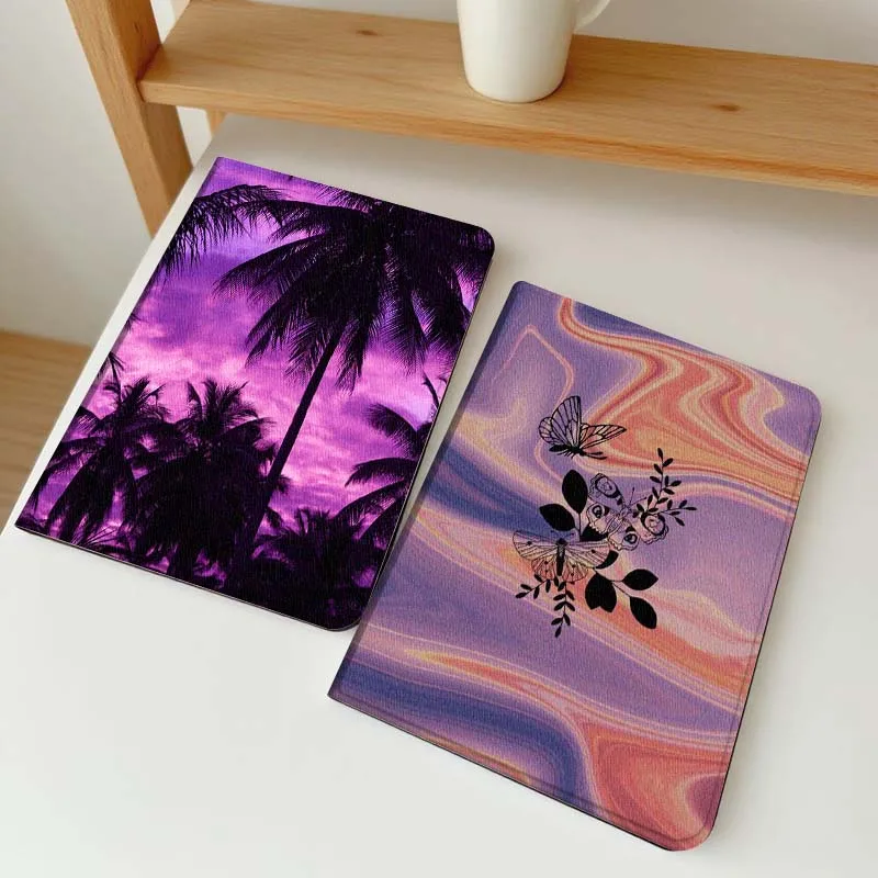

Чехол для планшета Purple Palm Tree Sky Gift для Apple iPad Air Pro mini 1 2 3 4 5 6 7 8 9 11 M2 M3 M5 M4 5th 6th 7th 10th 11th