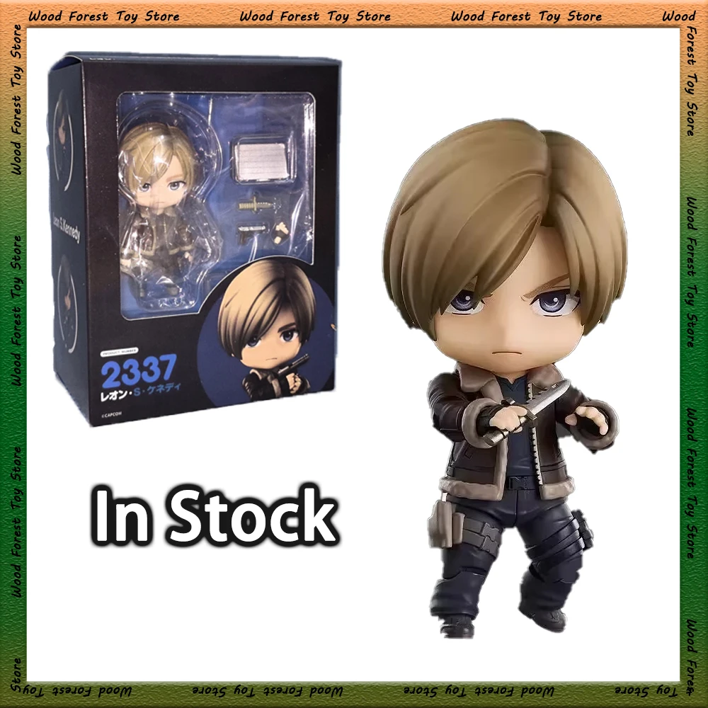 10cm Resident Evil 4 Action Figure Leon S. Kennedy Q Version Figurine Gk Figurine PVC Model Statue Room Decoration Kds Toys