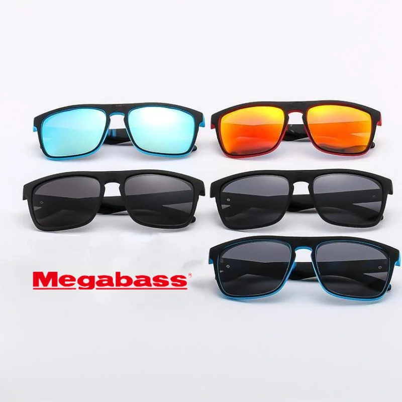 Megabass-gafas de sol polarizadas para hombre y mujer, lentes deportivas para pescar, acampar, senderismo, conducir