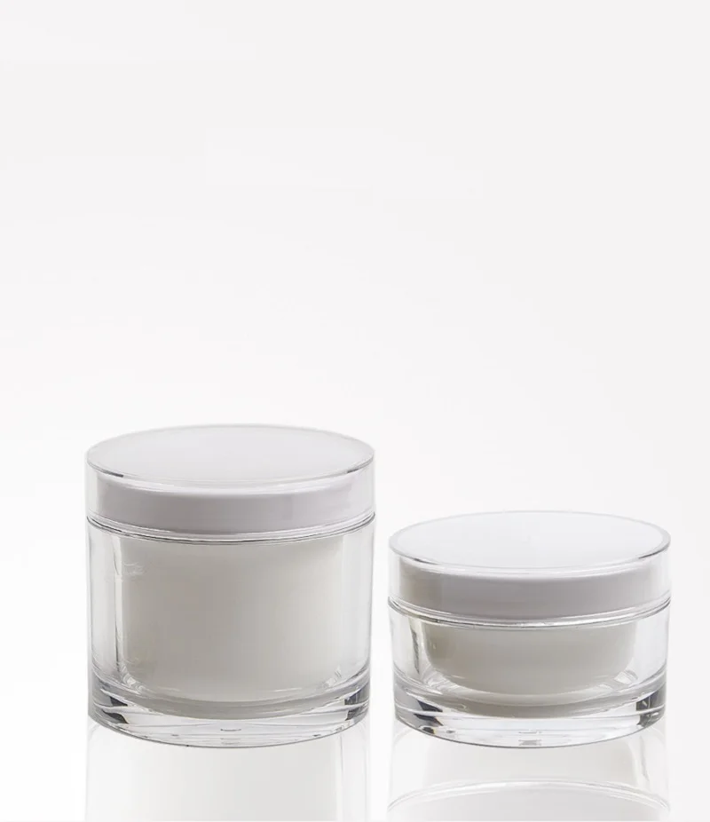 

100g200G plastic acrylic jar bottle tin pot gold moisture cream gel mask essence emulsion serum skin care cosmetic packing
