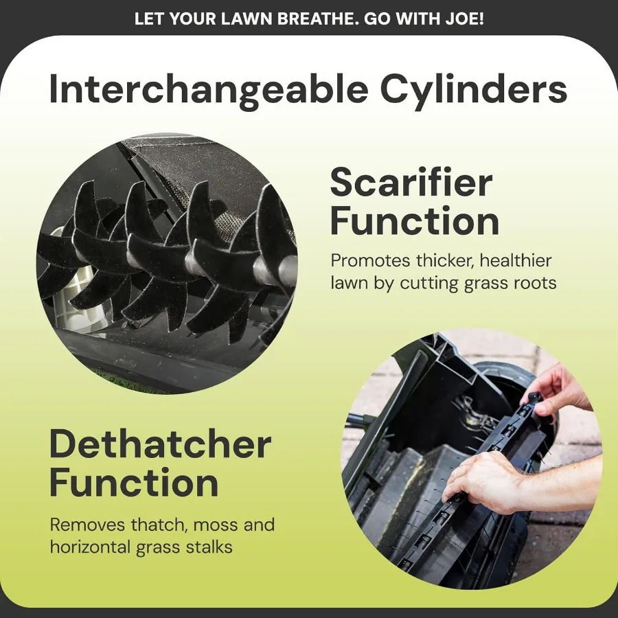 13.2갤런 백과 13인치 절단 폭을 갖춘 유선 디스커버러 스카리파이어, 13암페어 모터로 구동되는 중형 정원 트리머