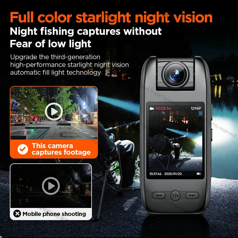 كاميرا رياضية خارجية عالية الوضوح من Yescool S6، كاميرا فيديو محمولة مضادة للاهتزاز، رؤية ليلية، مسجل فيديو توك قصير
