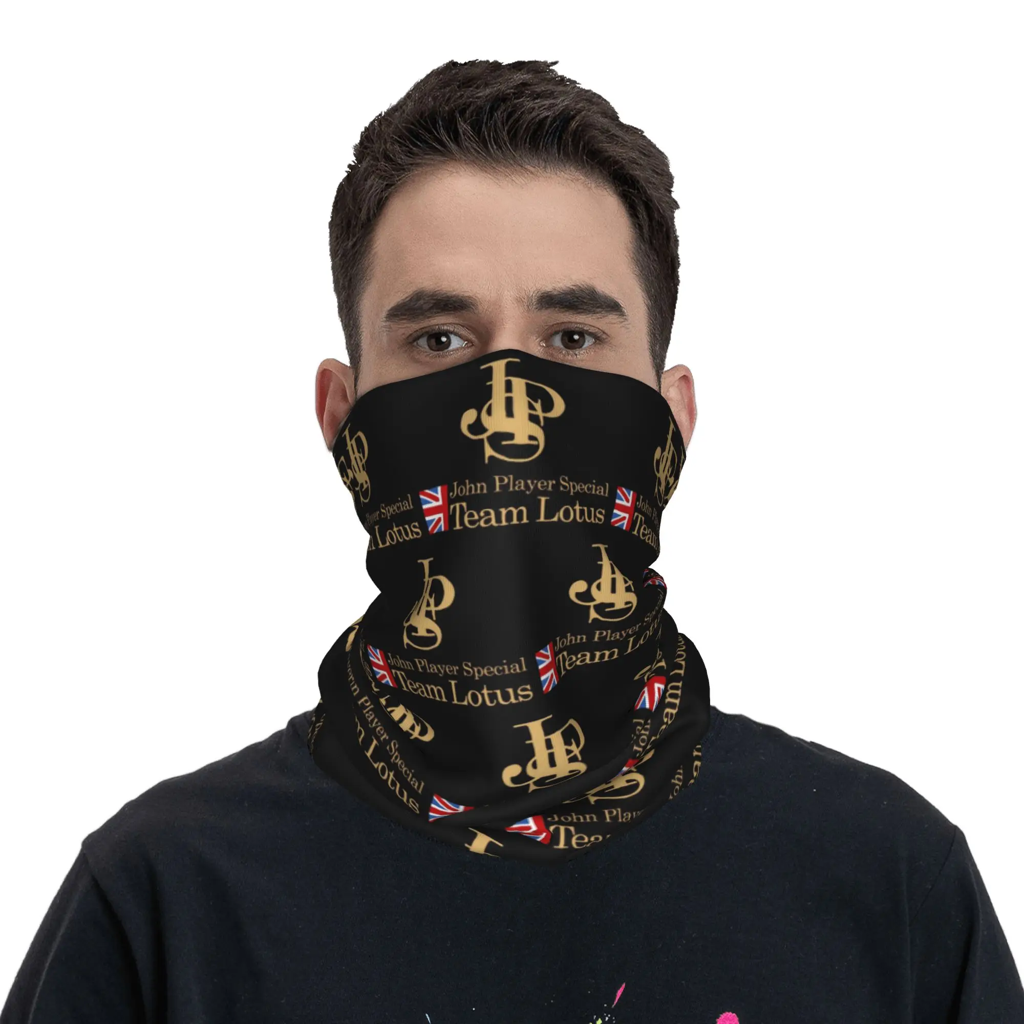 JPS John Player Special Team8 Bandana Neck Cover Printed Wrap Mask Scarf Warm Headwear Outdoor Sports For Men Women Windproof