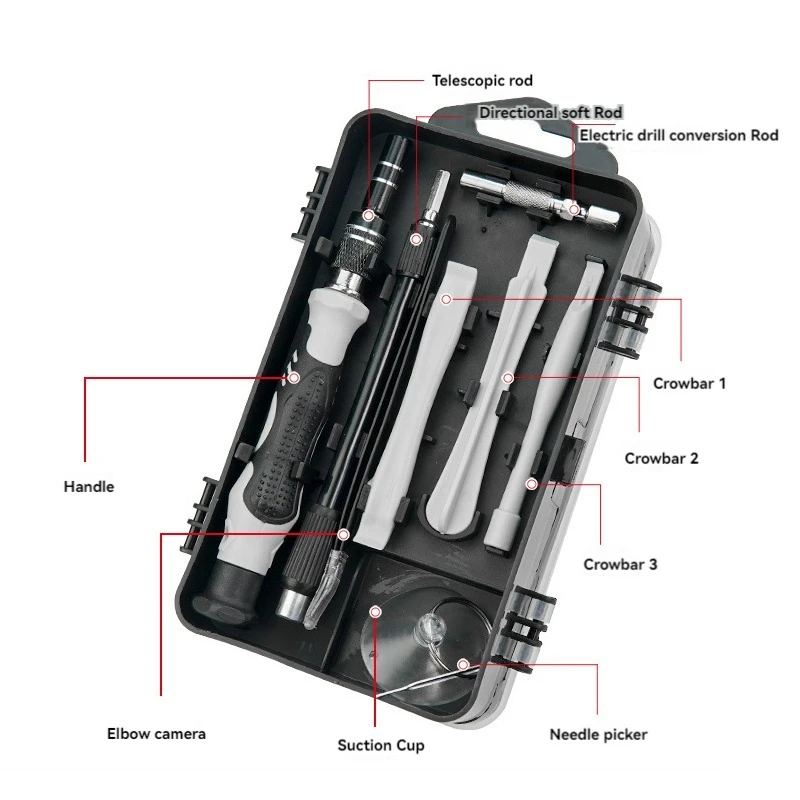 115-In-1 Precisie Schroevendraaier Set Mobiele Telefoon Reparatie Schroef Driver Kit 98 Stuks Magnetische Bits Voor Schroevendraaiers Handgereedschap Schroef Sleutel