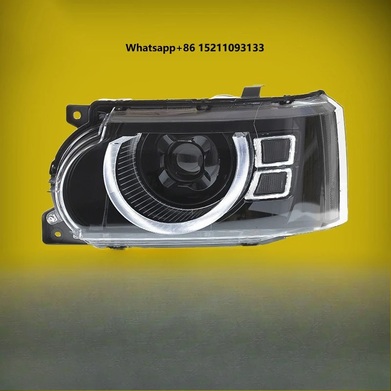 LED Lens Daytime Running Headlights in Defender Style for Range Rover Vogue 2010-2012 Headlight Assembly Retrofit