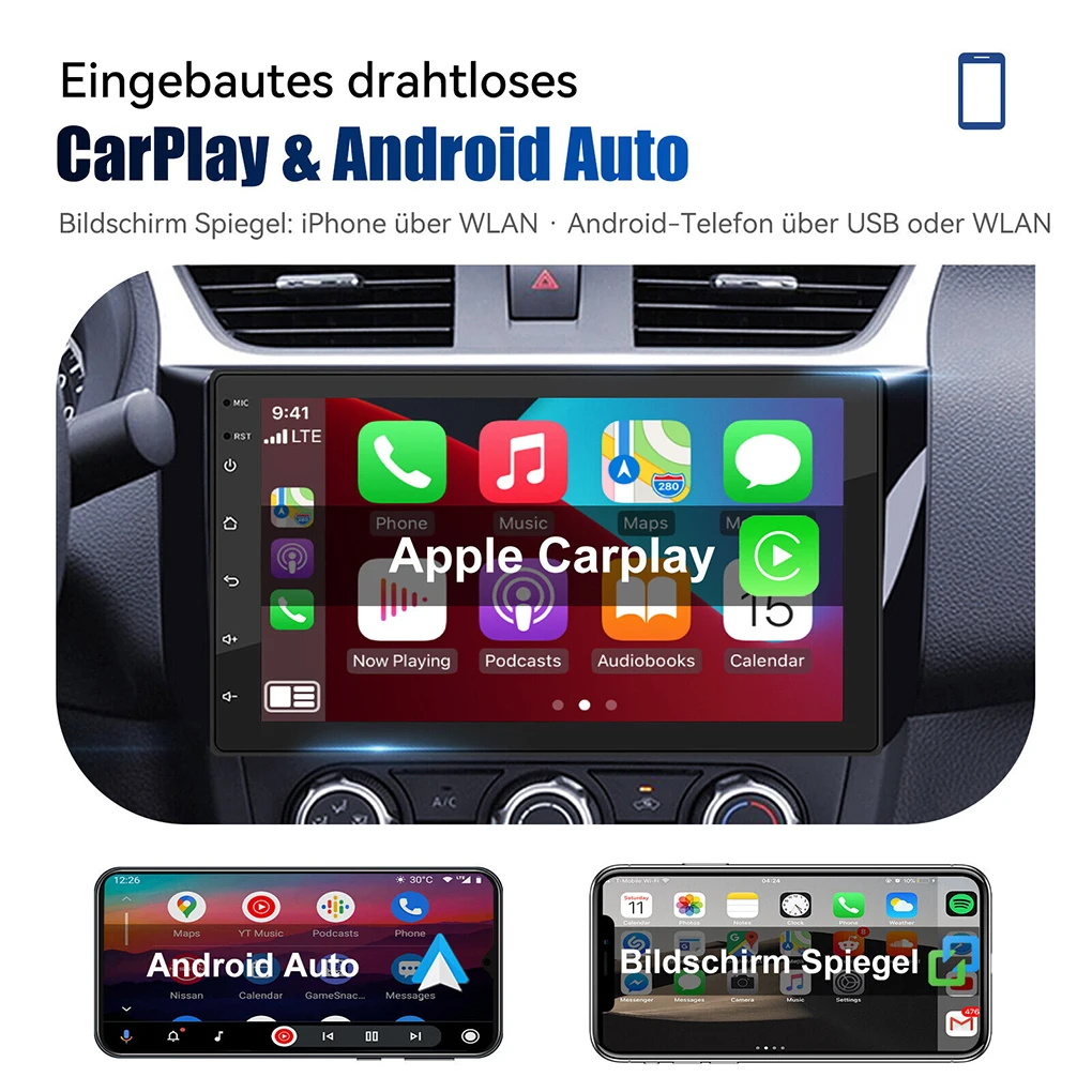 

7 inch 2 DIN Car Screen Android Auto For apple CarPlay Car Radio Automotive multimedia Player car intelligent smart systems