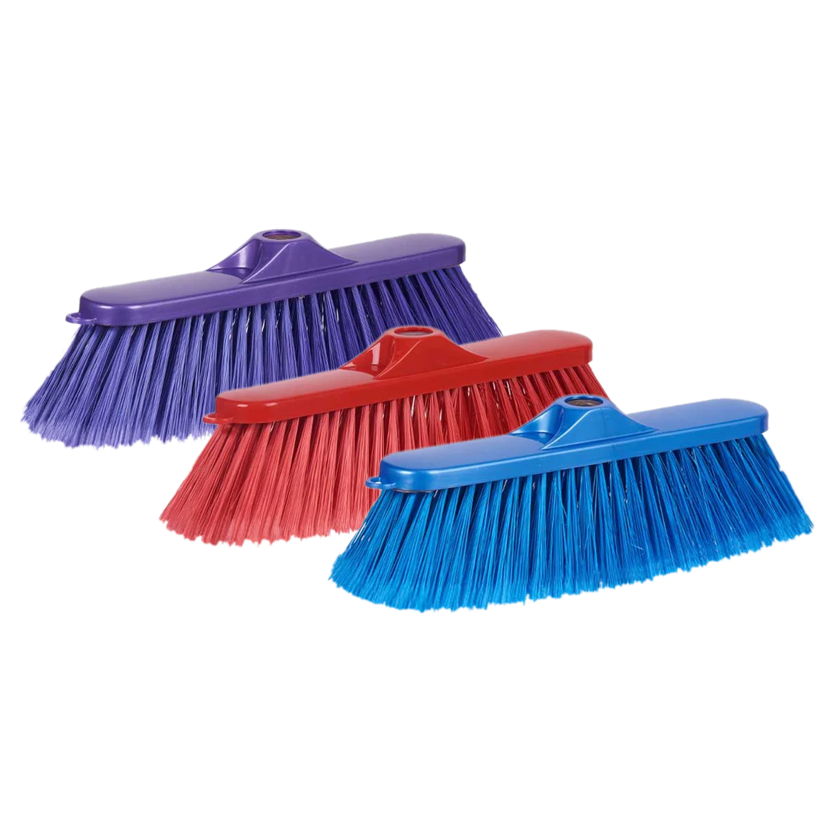 Universele Borstelvervanging Voor Bezem 3 Kleuren | Borstel Om Elk Oppervlak 8X32X9 Cm Te Vegen