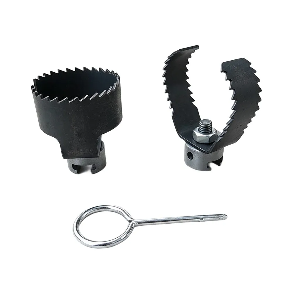 drain-auger-replacement-heads-kit-with-quick-connect-threaded-design-and-ring-wrench-for-maintenance-efficiency