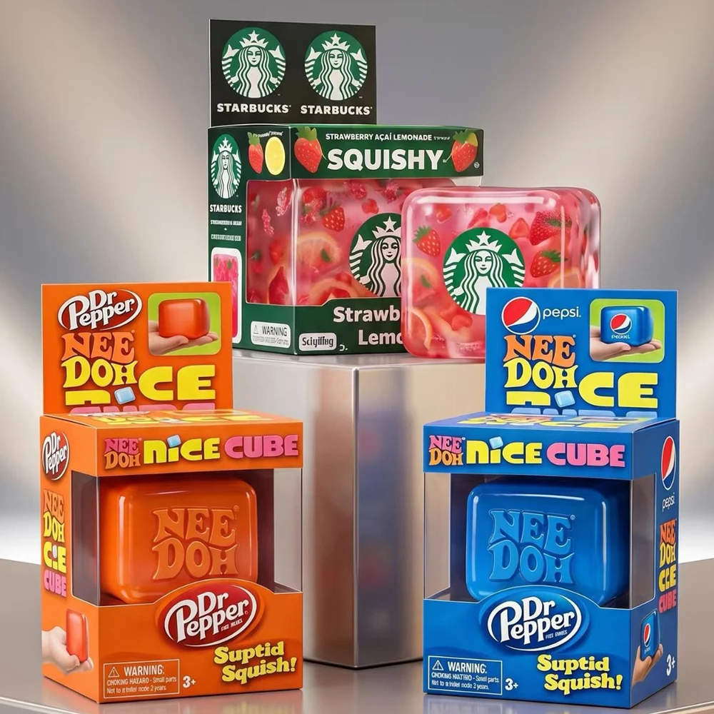 

Needoh Nice Cube Sensory Stress Reliever Fidget Tool for Anxiety &Focus Desk Sensory Cube for Adults & Anti-Anxiety Squeeze Kids