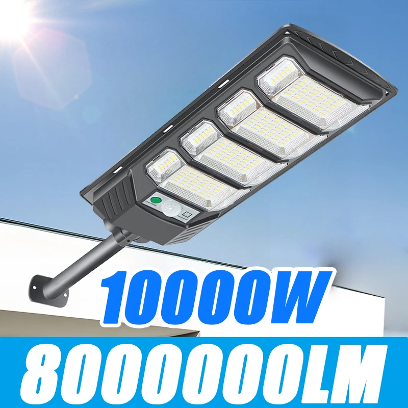 

8000000LM Powerful LED Solar Lamp LED Super Bright Outdoor Solar Light Waterproof Motion Sensor Yard Light Street Wall Lantern