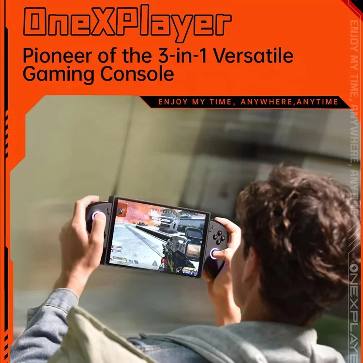 OneXPlayer X1 Mini 3 في 1 وحدة تحكم ألعاب محمولة لوحة مفاتيح مغناطيسية 32 جيجابايت + 2 تيرا بايت التعرف على الوجه بصمة فتح مشغل ألعاب #6