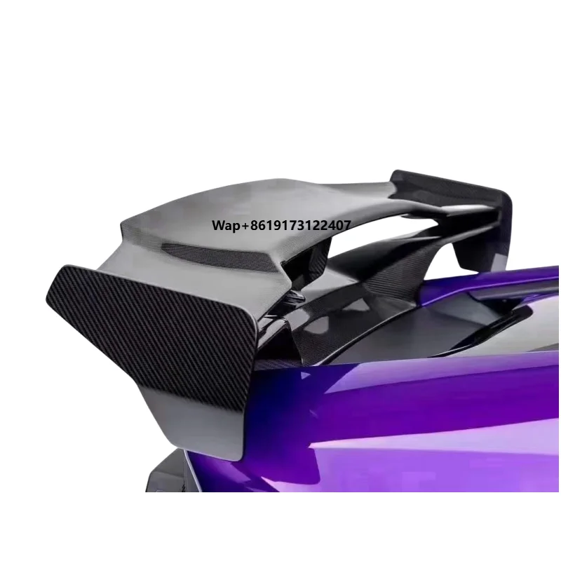 

Задний спойлер Vors Style (двойной), идеальная посадка, сухой карбон, детали кузова для тюнинга LP580 LP610 EVO