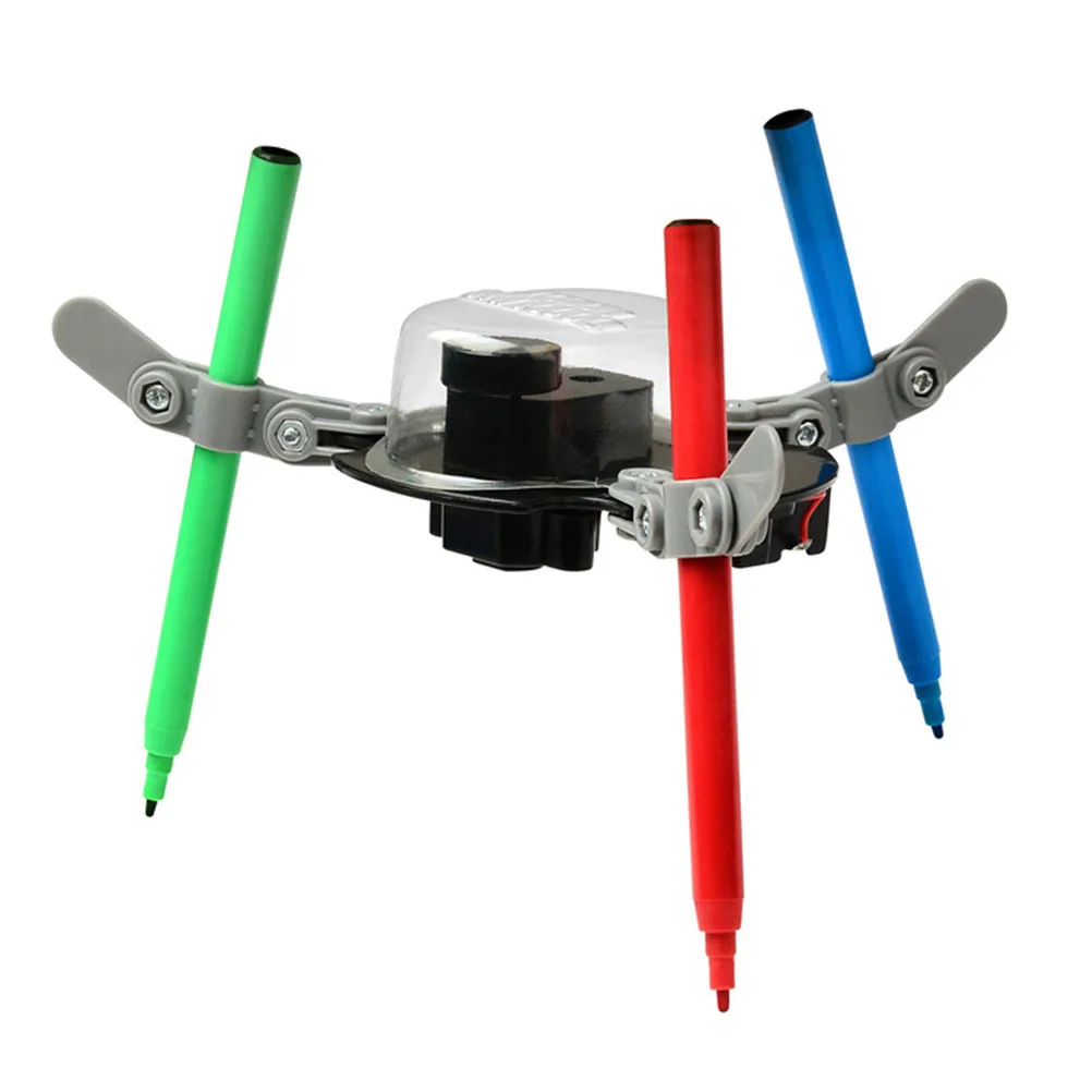 Robot de garabatos inteligente, Kit DIY, máquina de dibujo educativa ABS Premium para niños, adolescentes, educación científica inteligente