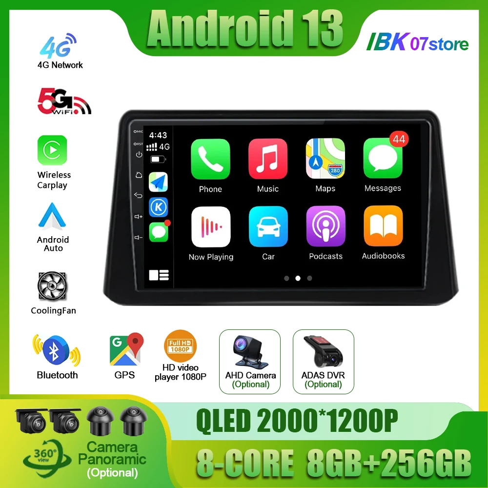 

Android 13 Car Radio For Opel Mokka 2012 - 2016 wireless CarPlay Android Auto Car Radio Multimedia GPS No 2 din 2din DVD