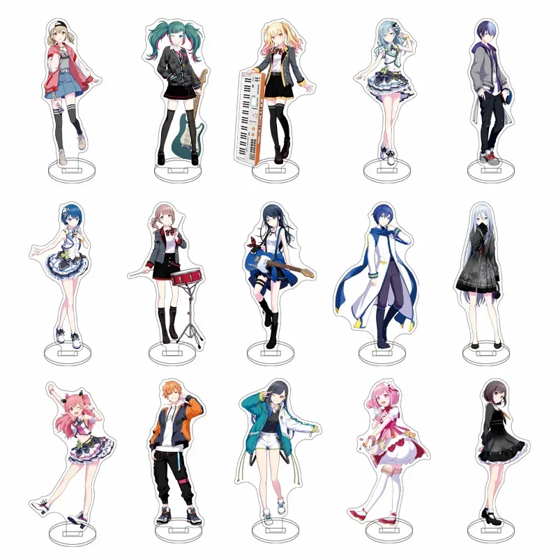 PJSK Project Sekai Acrylic Stand Model Plate Decoration Desk Figure Cartoon Peripheral Product Accessorie valentines day gifts